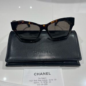 NWT Chanel sunglasses. Cat eye style